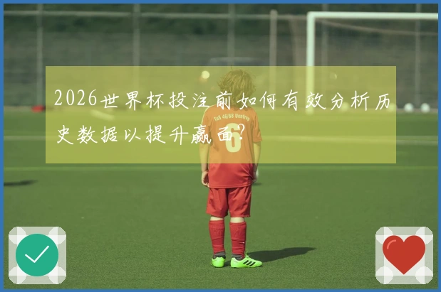 2026世界杯投注前如何有效分析历史数据以提升赢面？